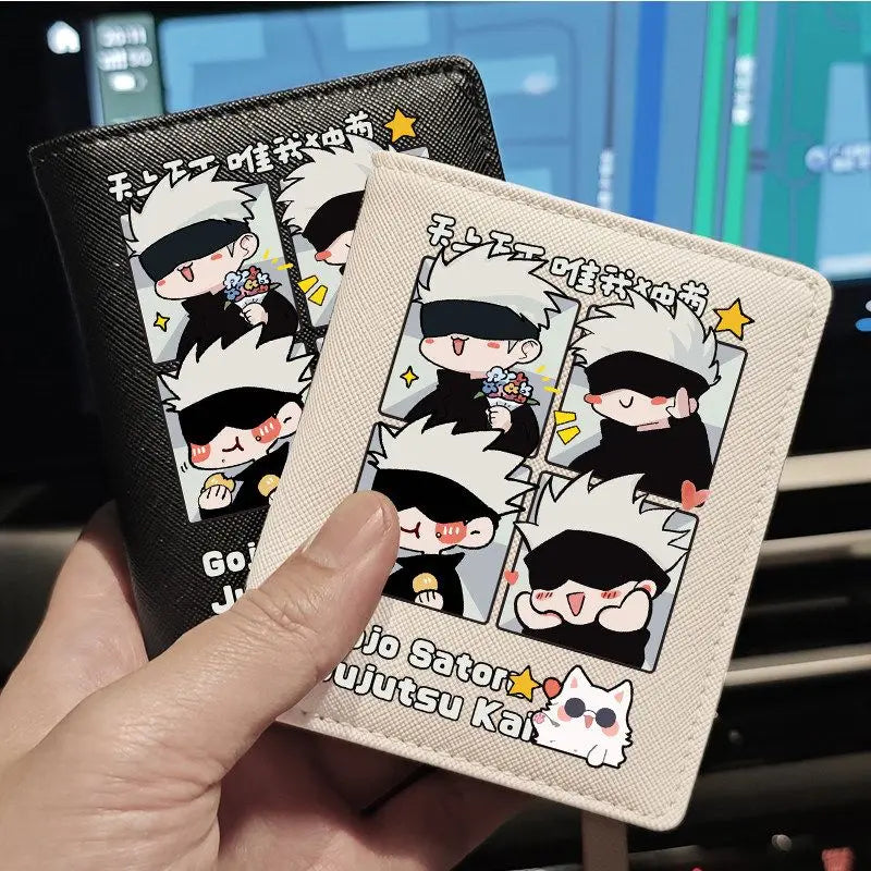 Anime Jujutsu Kaisen Short Zipper Wallet – Yuji Itadori & Megumi Fushiguro Card Holder 2