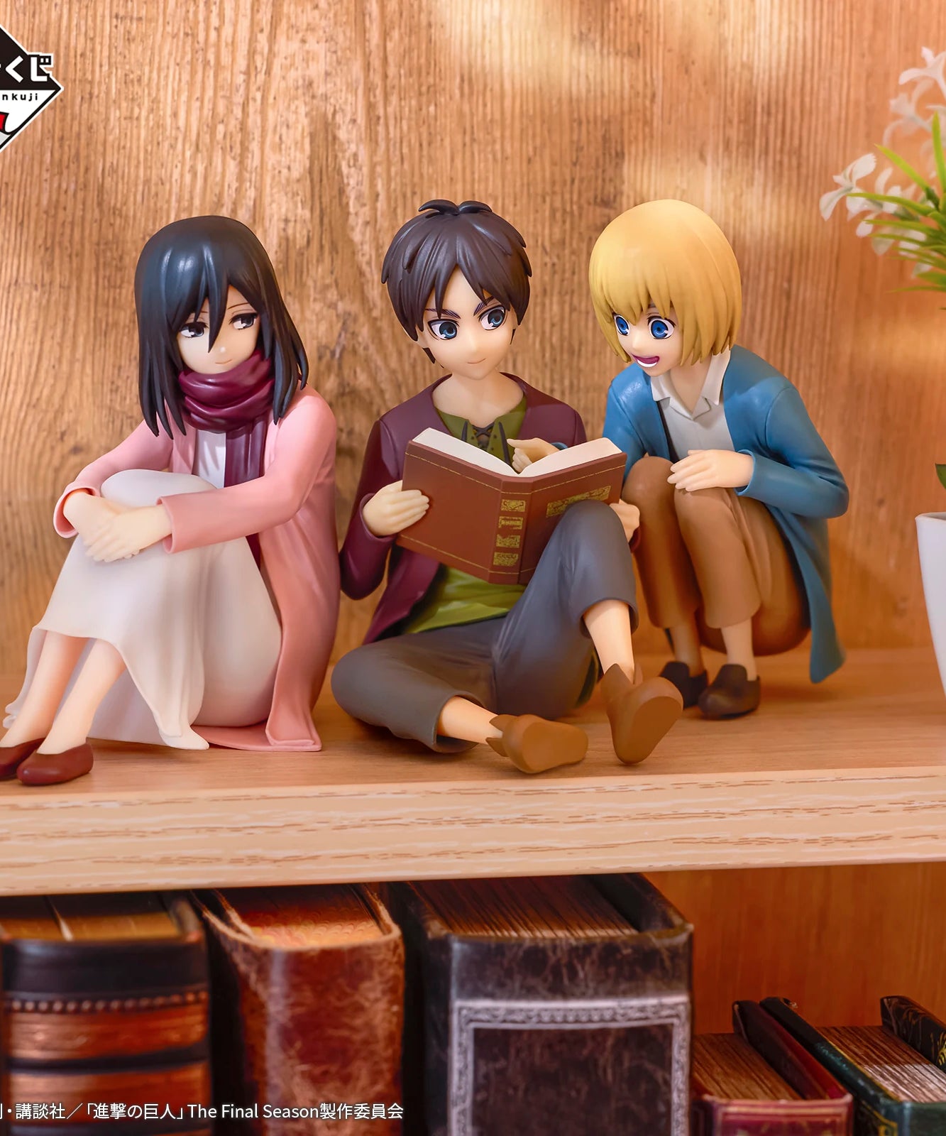 Attack on Titan Rumbling Ichiban KUJI Levi Hange Zoe Eren Mikasa Armin PVC Anime Action Figures Model Toys