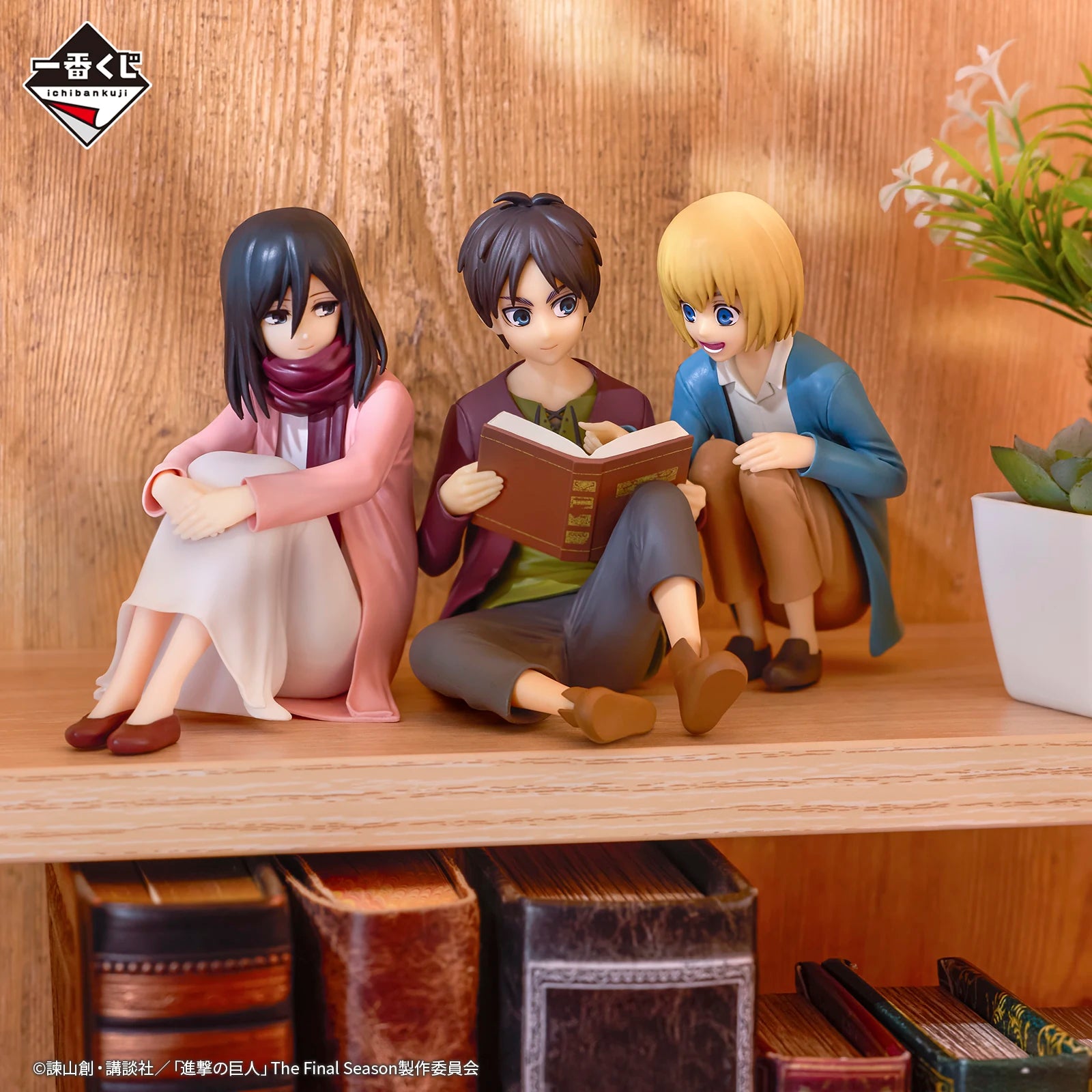 Attack on Titan Rumbling Ichiban KUJI Levi Hange Zoe Eren Mikasa Armin PVC Anime Action Figures Model Toys