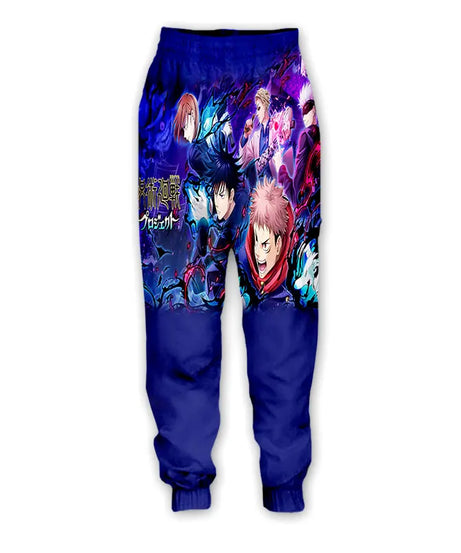 New Fashion 3D Print Anime Jujutsu Kaisen Casual Pant Sport Sweatpants Straight Pants Jogging Pants Trousers for Women/Men