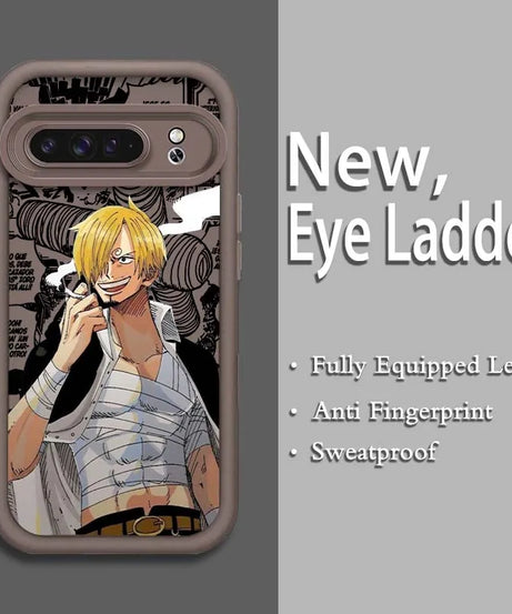 One Piece Eye Ladder Case – Shockproof Soft TPU Cover for Google Pixel 9–7A Pro/XL 5G