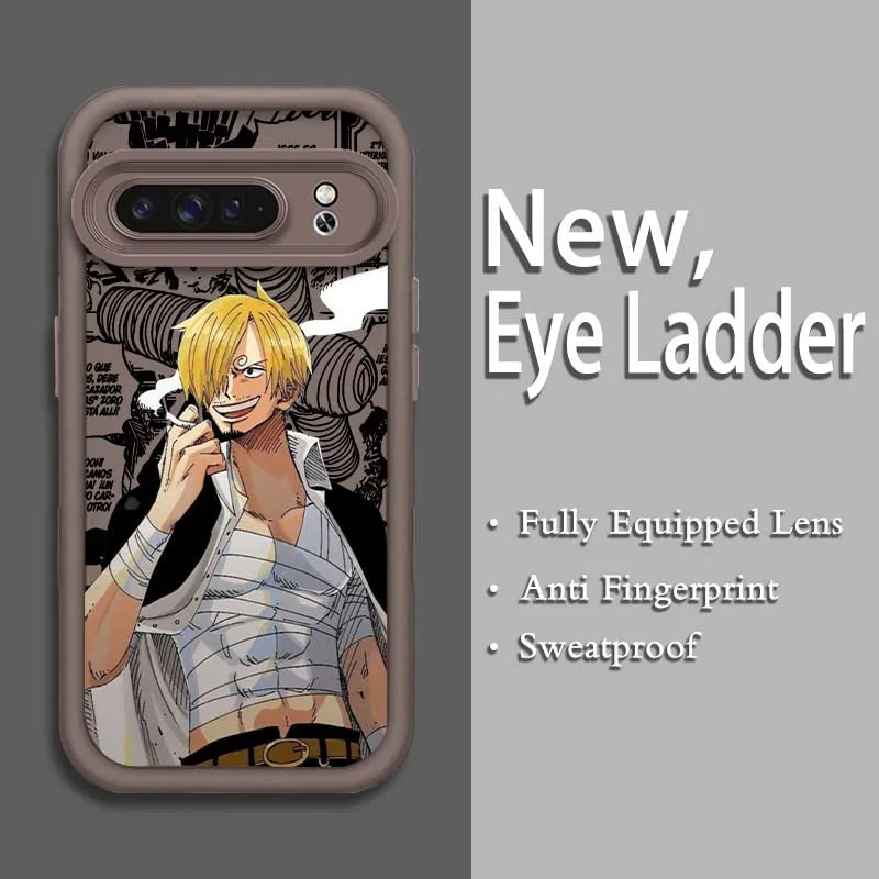 One Piece Eye Ladder Case – Shockproof Soft TPU Cover for Google Pixel 9–7A Pro/XL 5G