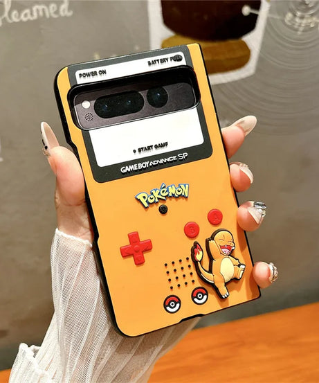 Pokémon Flip Case – Pikachu, Charmander & Squirtle | Google Pixel Fold Series