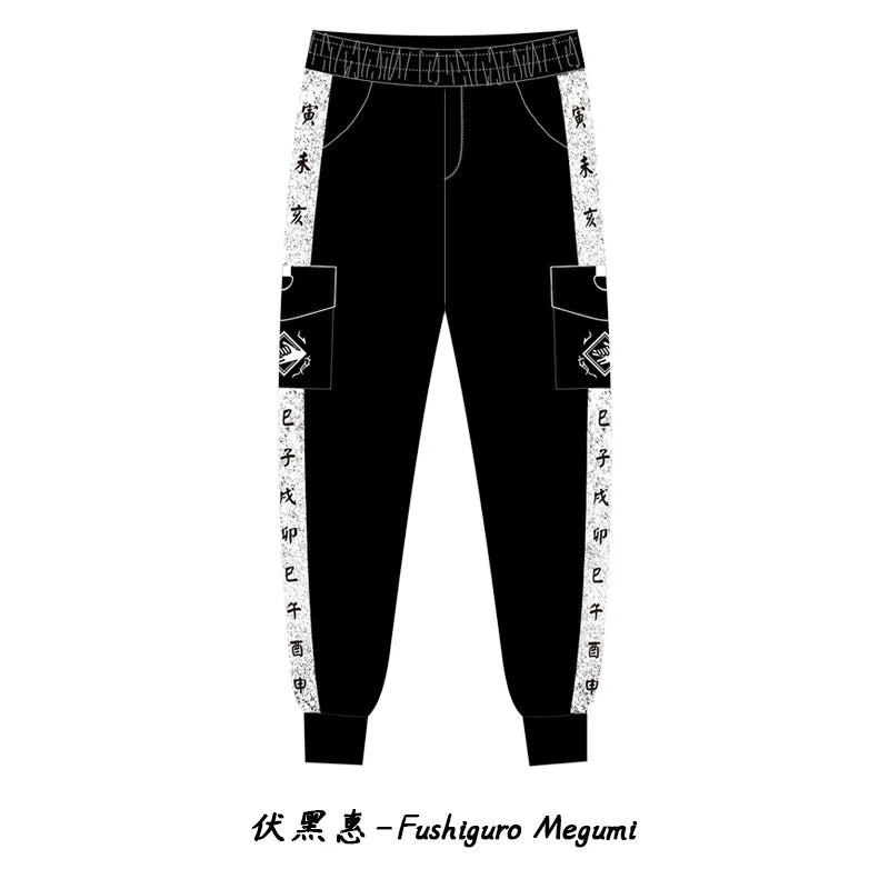 Jujutsu Kaisen Yuji Itadori Anime Peripherals Winter Male and Female Couples New Casual Overalls Trousers Sweatpants Pants Gifts