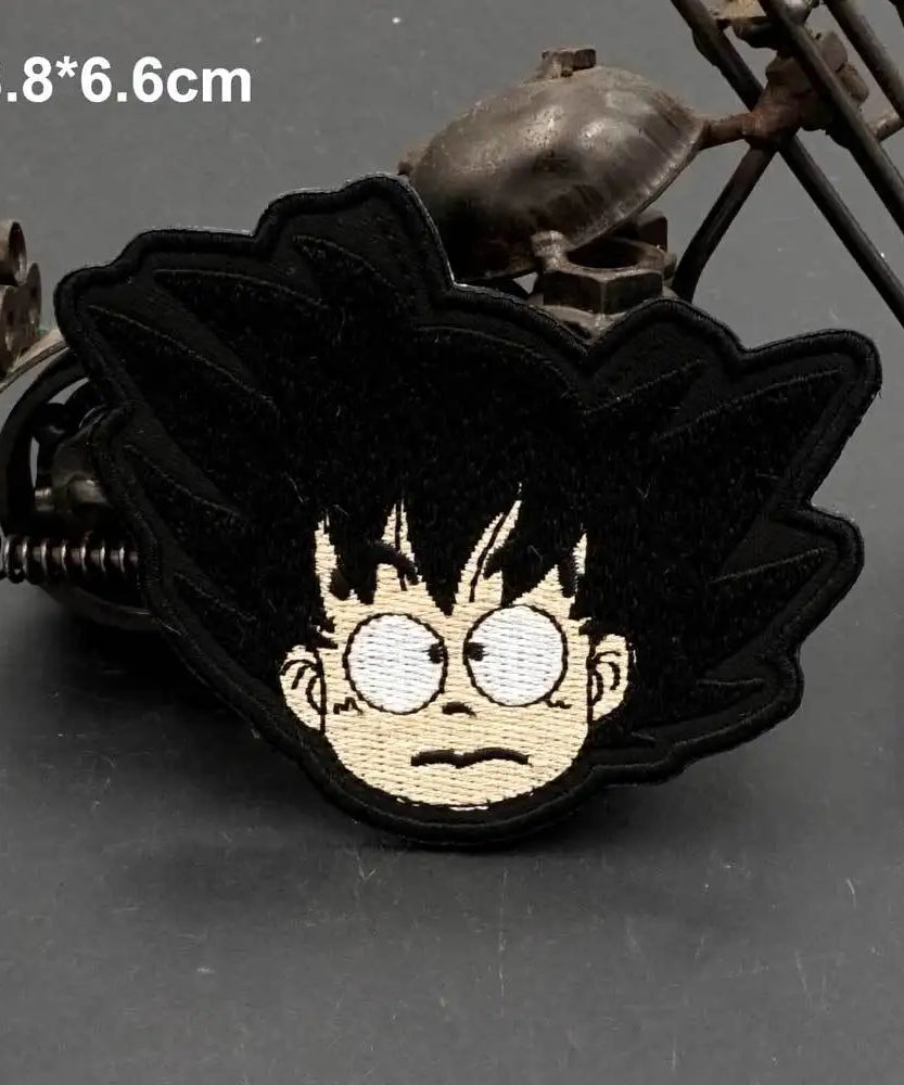 Dragon Ball Animation Peripherals Creative Kawaii Son Goku Vegeta Majin Buu Clothes Patches Embroidered Velcro Badges