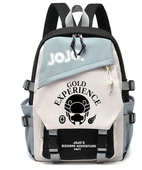 Kujō Jōtarō Anime JoJo's Bizarre Adventure Backpack Student School Bag Canvas Teens Outdoor Travel Backpack Fashion Gift