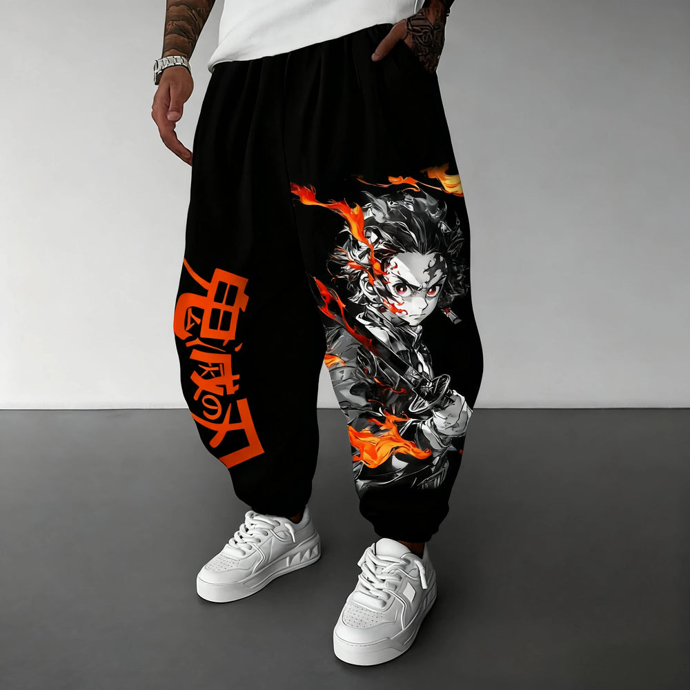 Demon Slayer Joggers — Anime Print Sweatpants