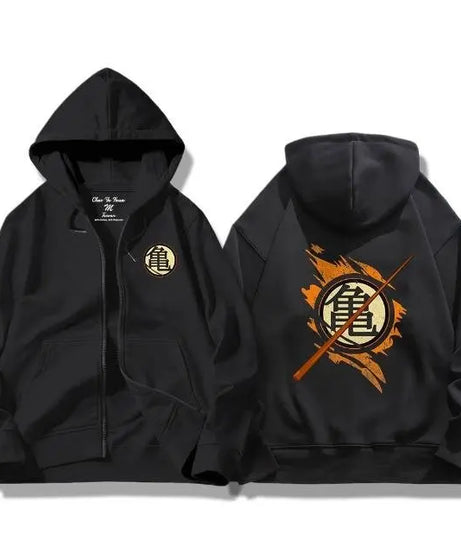 Dragon Ball Anime Men Women Hooded Zip Up Jacket Streetwear Casual Top Cosplay Spring Autumn Harajuku Fashion Graphic Print Coat