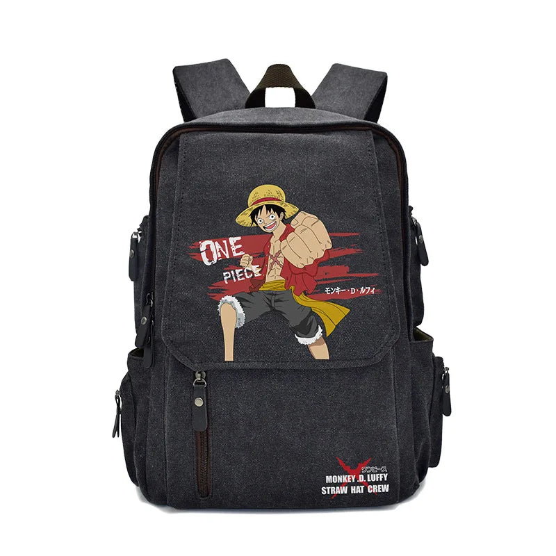 Anima One Piece Peripherals Luffy Ace Premium New Rucksack School Bag Trendy Large Capacity Backpack Bag Birthday Fan Gift