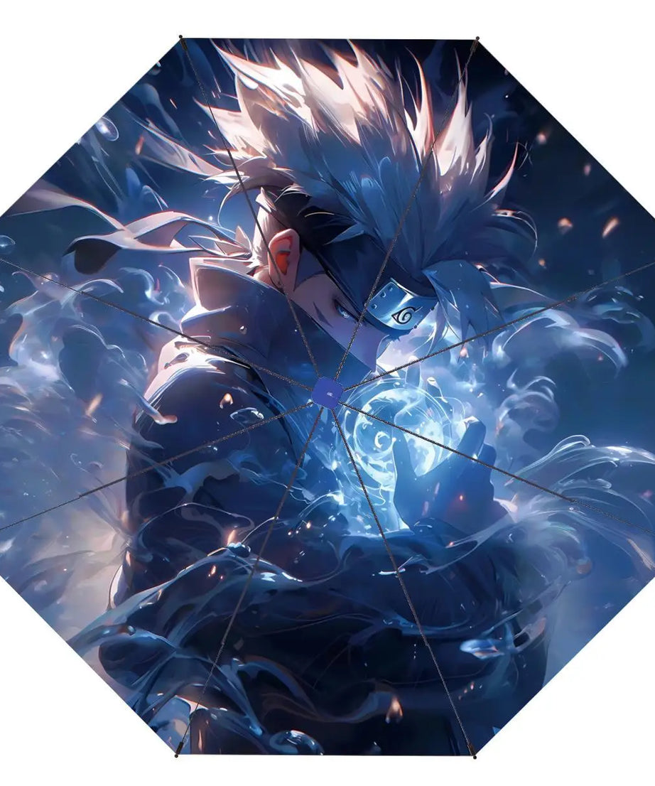 Naruto Umbrella Anime Personality Creative Fashion Sunscreen Student Fully Automatic Folding Umbrella Birthday Gift