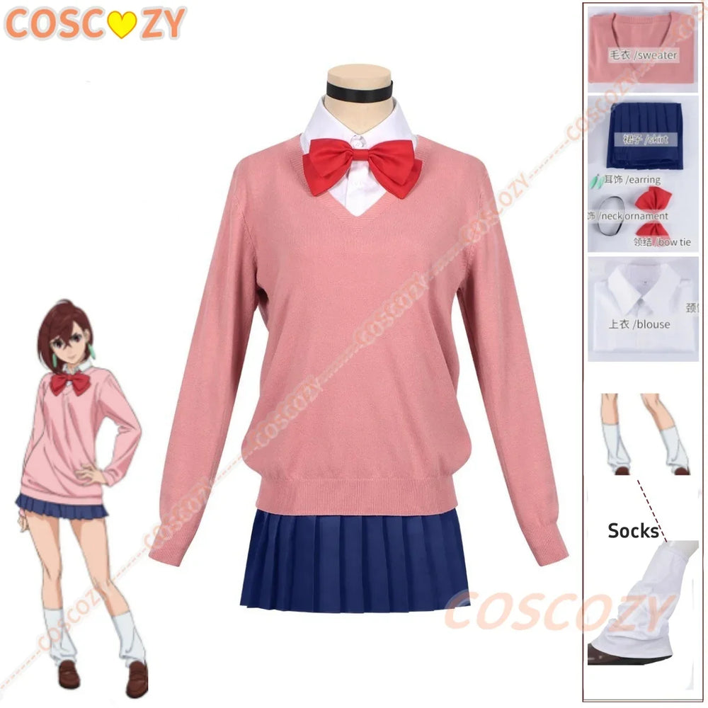 Dandadan Momo Ayase Cosplay Costume — School Uniform & Wig 7
