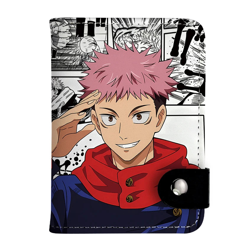 Cool Anime Jujutsu Kaisen  Wallet Comics HASP Short Purse for Boys