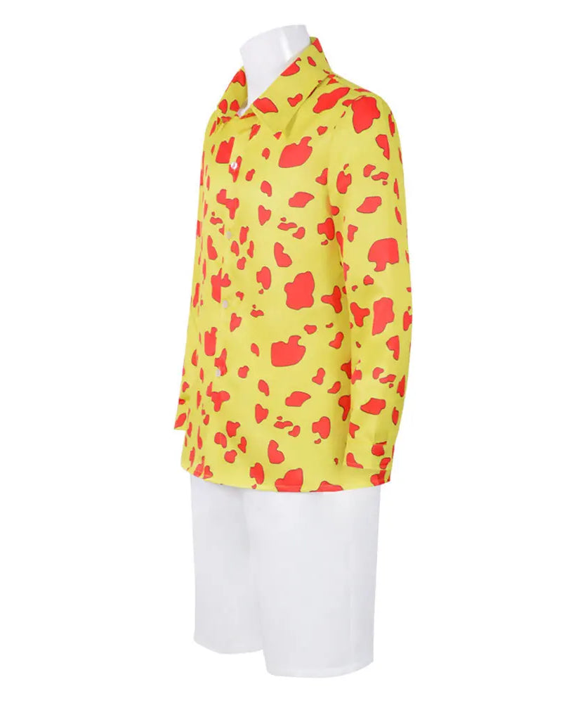 One Piece Film Red Trafalgar Law Cosplay Costume - Anime Shirt & Pants Set for Men, Halloween Party Cosplay Suit Holiday