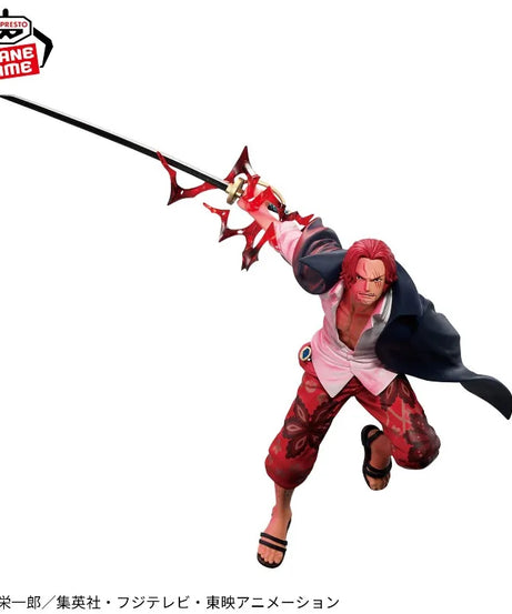 ONE PIECE BATTLE RECORD COLLECTION SHANKS- Pvc Model Anime Figures BANPRESTO Action Figures Toys