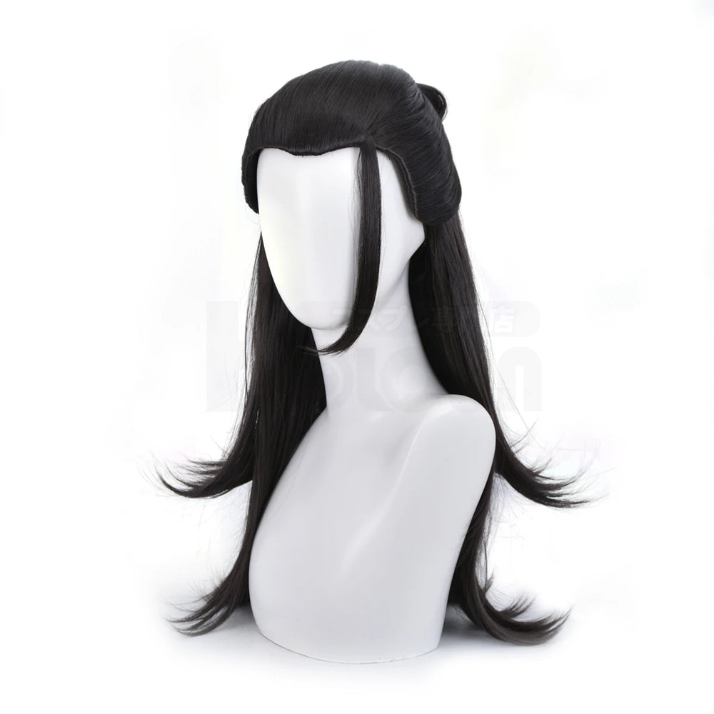 Anime Jujutsu Kaisen Suguru Geto Cosplay Wig – Long Black Synthetic Hair 5