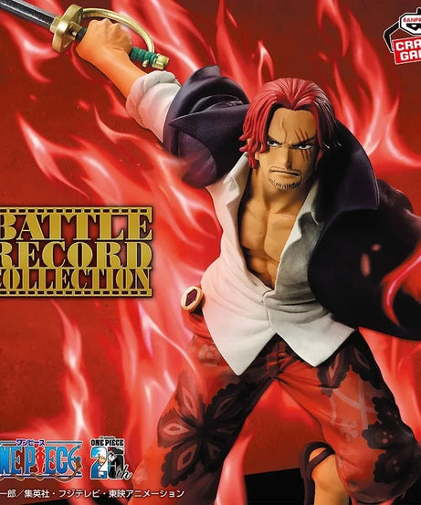 ONE PIECE BATTLE RECORD COLLECTION SHANKS- Pvc Model Anime Figures BANPRESTO Action Figures Toys