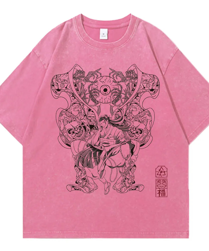 Jujutsu Kaisen Geto Suguru Vintage T-Shirt – Unisex Anime Cotton Tee