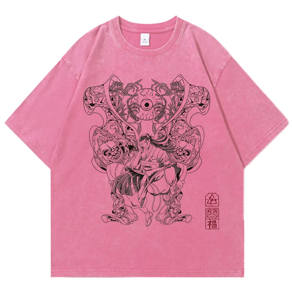 Jujutsu Kaisen Geto Suguru Vintage T-Shirt – Unisex Anime Cotton Tee