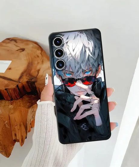 J-ujutsu K-aisen Soft Back Phone Cover Case for Samsung Galaxy A14 A15 A22 A23 A72 A73 A16 A21s A54 A71 A12 A13 A51 A52 A24 A31