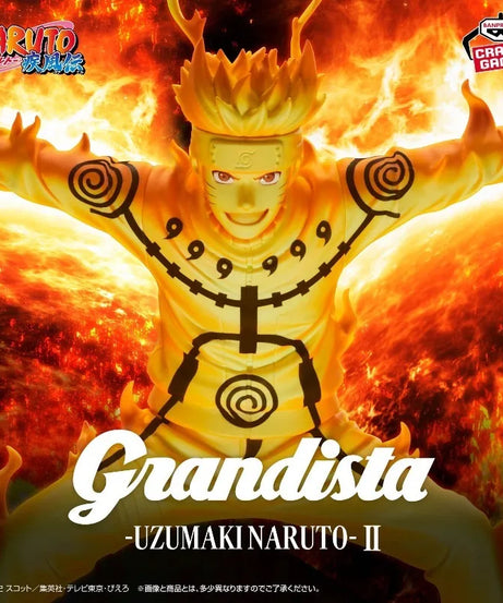 NARUTO Uzumaki Naruto Grandista PVC Anime Character Model Collection Toys Gifts