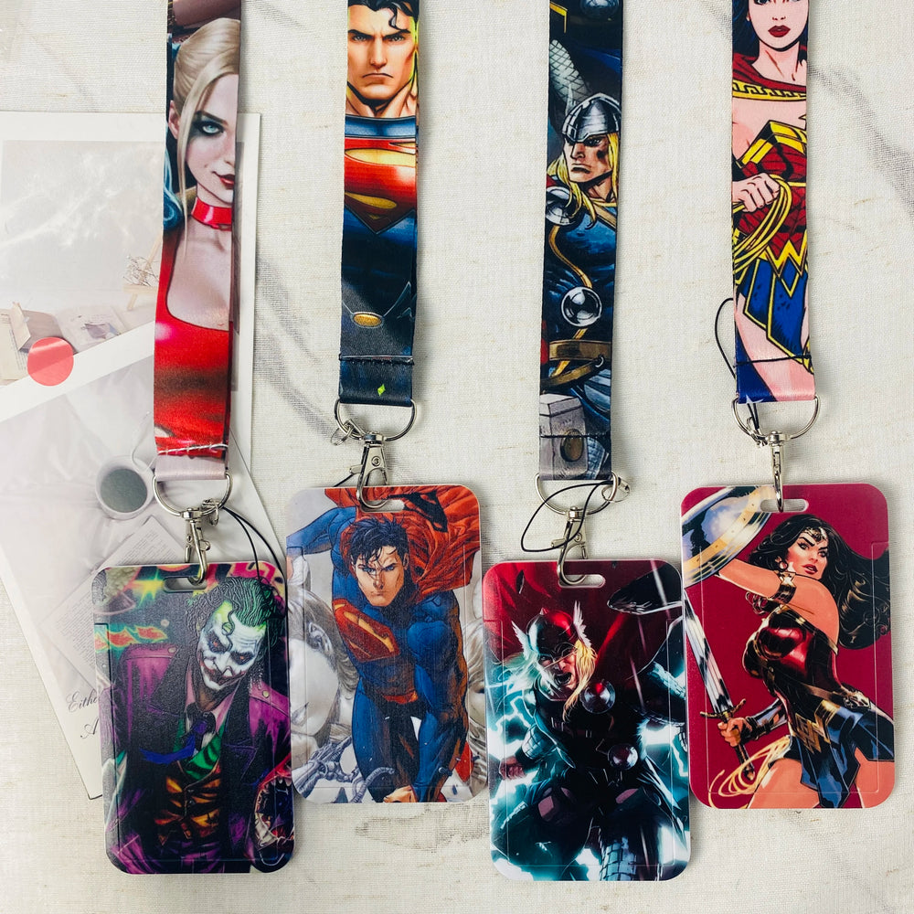 Anime Card Holder Lanyard — ID & Bus Card Cover