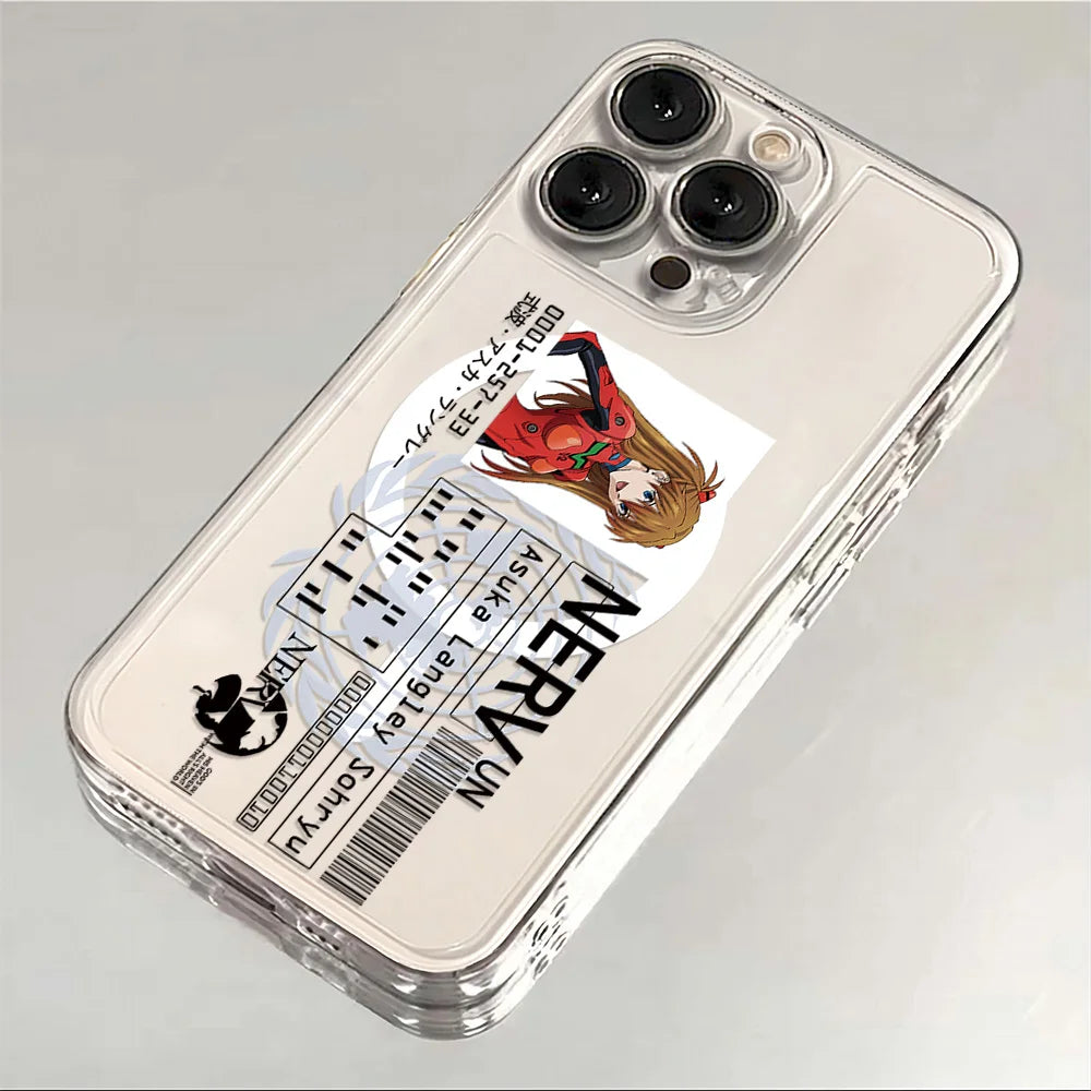 Cool E-Evangelions Magnetic Phone Case for Samsung Galaxy S25 S24 S23 S22 S21 S20 FE Edge Plus Ultra 5G Soft Clear TPU Cover