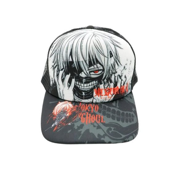 Anime Mesh Baseball Cap — Adjustable (Bleach · Tokyo Ghoul · Fate · Conan)