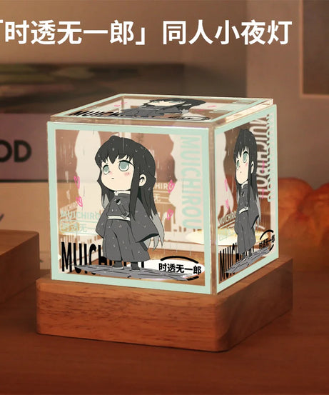 Demon Slayer Night Light – Muichiro & Mitsuri Cosplay LED Lamp Gift