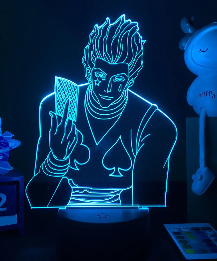 HUNTER Night Light Anime Peripherals Personality Creativity Killua Sissoe Table Lamp Desktop Decoration Bedroom holiday gift