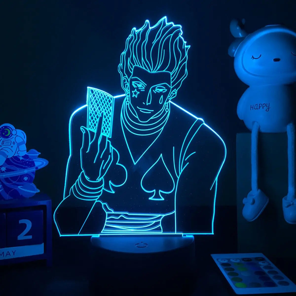 HUNTER Night Light Anime Peripherals Personality Creativity Killua Sissoe Table Lamp Desktop Decoration Bedroom holiday gift