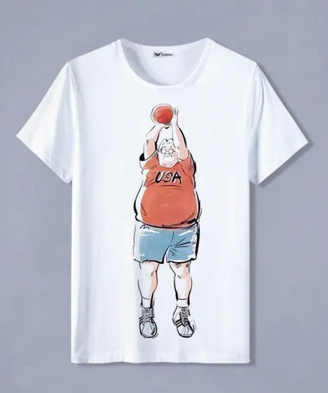 Slam Dunk T-shirt Sakuragi Hanamichi Akagi Haruko Rukawa Kaede Mitsui Hisashi Ryota anime basketball short-sleeved clothes gift