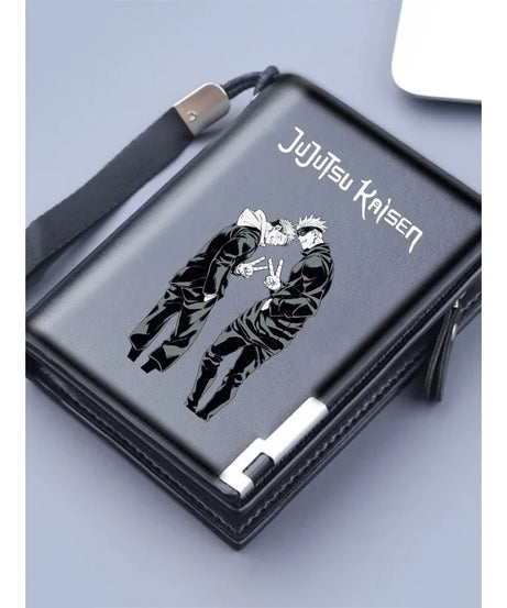 Jujutsu Kaisen Wallet Anime Coin Purse Men Credit Card Holder Boy Student Fashion Short Trifold Money Key Storage Pouch