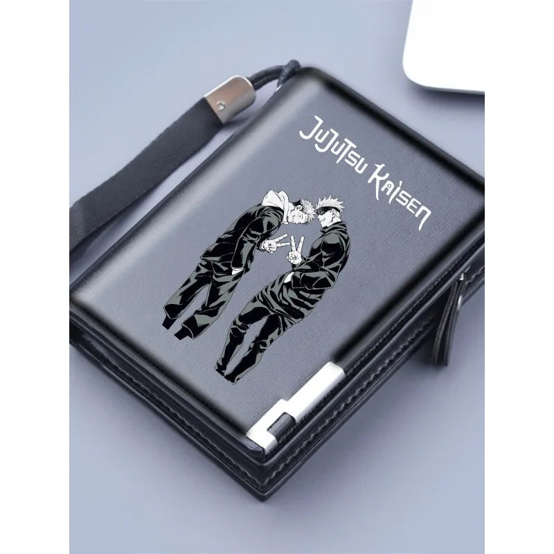 Jujutsu Kaisen Wallet Anime Coin Purse Men Credit Card Holder Boy Student Fashion Short Trifold Money Key Storage Pouch