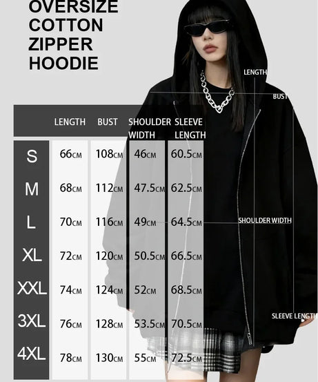New Unisex Oversized One Piece Anime Zip Up Hoodie Men Women Casual Streetwear Sweatshirt Jacket Winter Autumn Y2k Tops