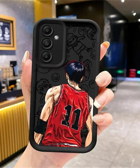 Slam Dunk Anime Phone Case – Soft Cover for Samsung Galaxy A15–A55 (4G/5G)