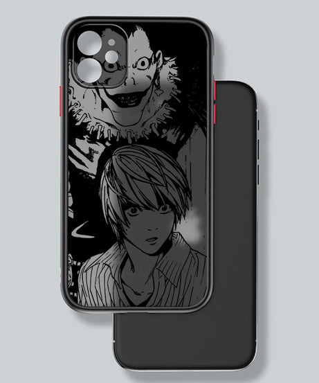 Death Note Cool Art Anime Frosted Translucent For Apple iPhone 16 15 14 13 12 11 XS XR X Pro Max Plus Mini Matte Phone Case