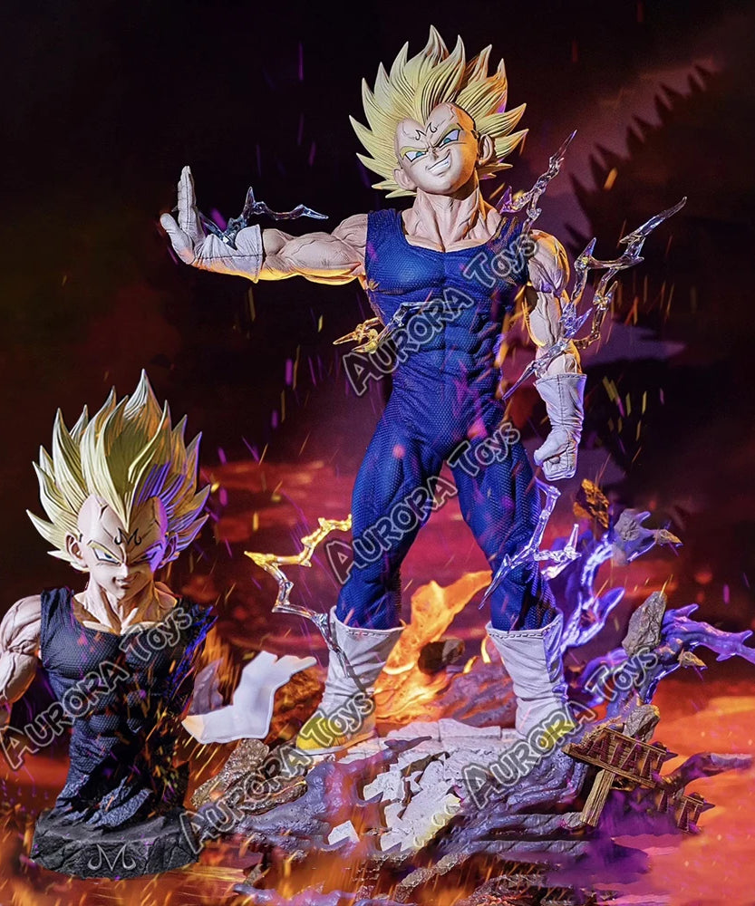 12.6in/32cm Anime Dragon Ball Z Figure Majin Vegeta Figurine PVC Action Figures Collection Model Toys Gifts