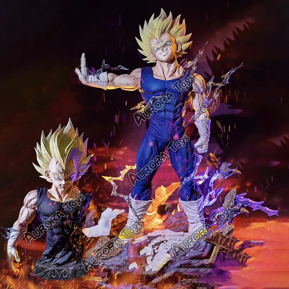 12.6in/32cm Anime Dragon Ball Z Figure Majin Vegeta Figurine PVC Action Figures Collection Model Toys Gifts