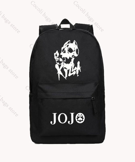 Anime JoJo's Bizarre Adventure Print Backpack School Bag Large Capacity School Backpack Oxford Teenage Youth Backpacks