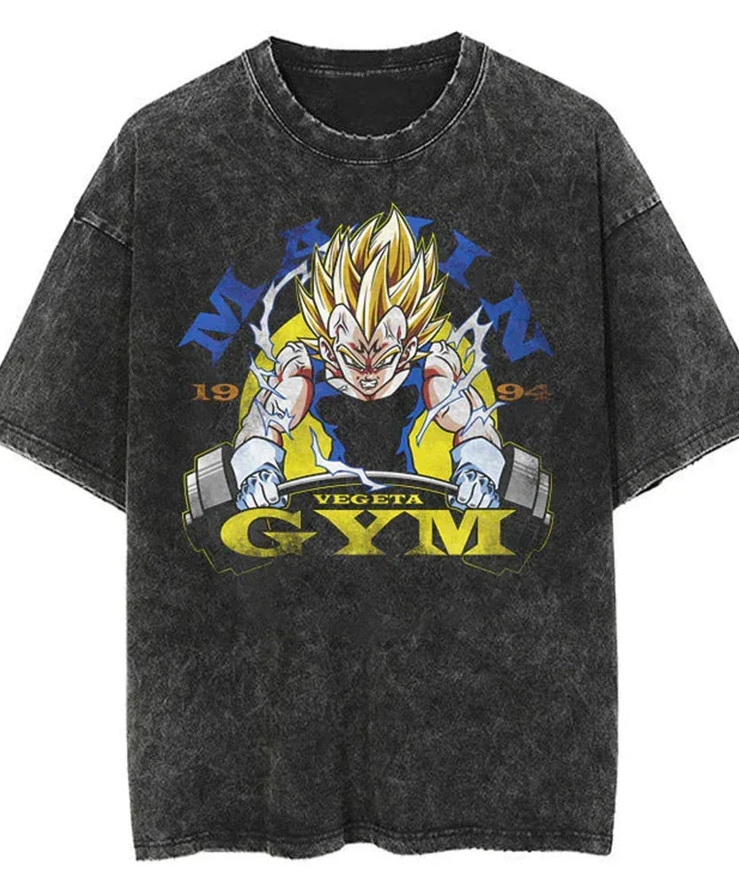 Dragon Ball Oversized Vintage T-Shirt – Streetwear Cotton Tee