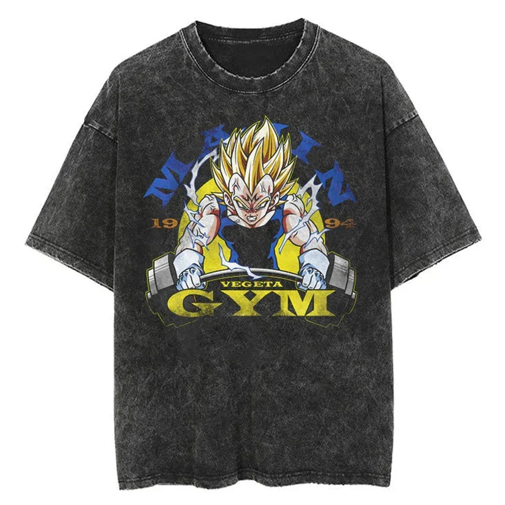 Dragon Ball Oversized Vintage T-Shirt – Streetwear Cotton Tee