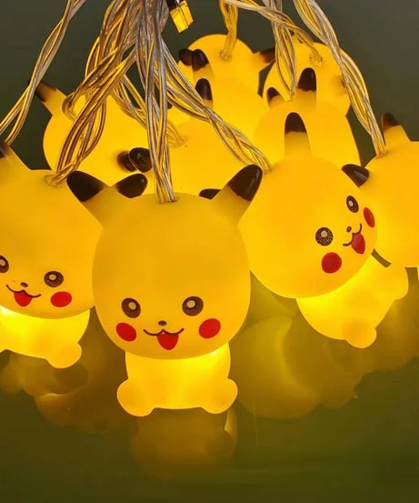 Pikachu LED Night Light – Cute Anime Pendant for Holiday Decor