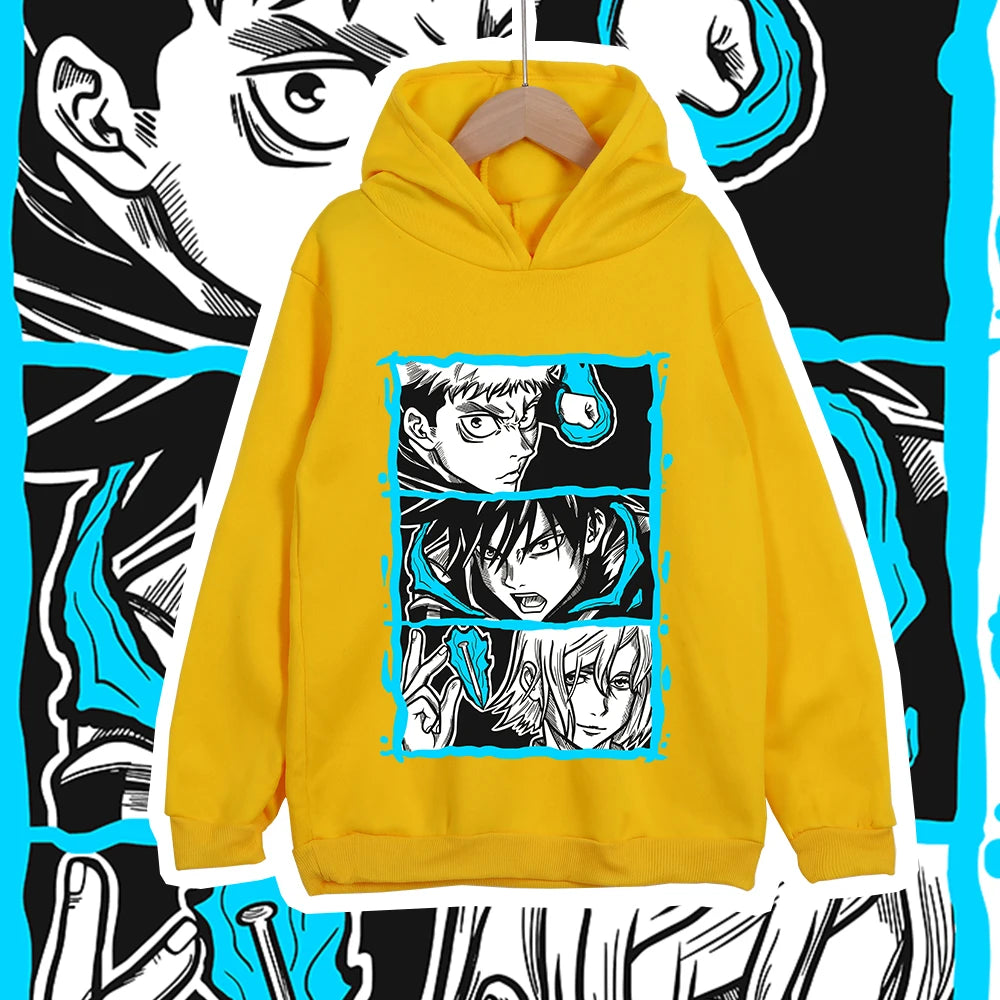 Jujutsu Kaisen Yuji, Megumi & Nobara Kids Anime Cotton Hoodie – Unisex Sweatshirt 7