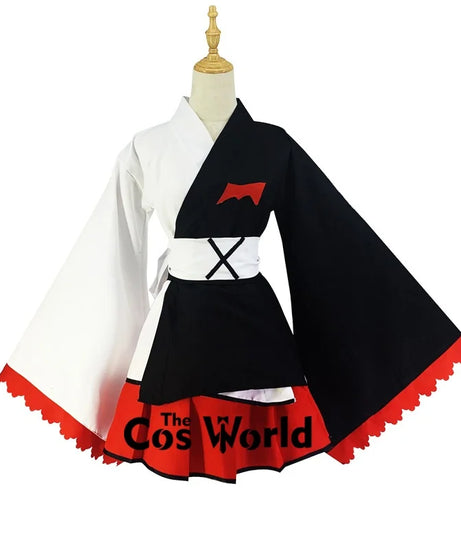 Danganronpa Monokuma Kimono Outfits Anime Game Cosplay Costumes