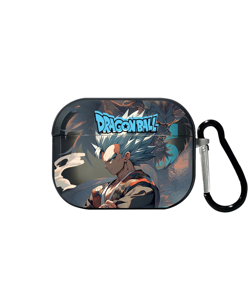 Anime Dragon Ball Goku Vegeta Earphone Case for Airpods 2nd 3rd Pro2 4th 2024 Wireless Bluetooth Headset Protective Cover