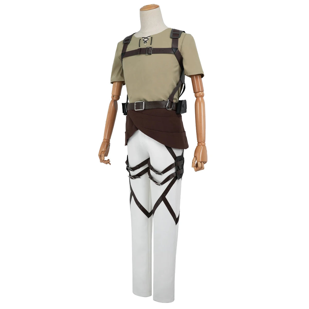Shingeki No Kyojin Levi Ackerman & Eren Jaeger Cosplay Uniform Full Set 7