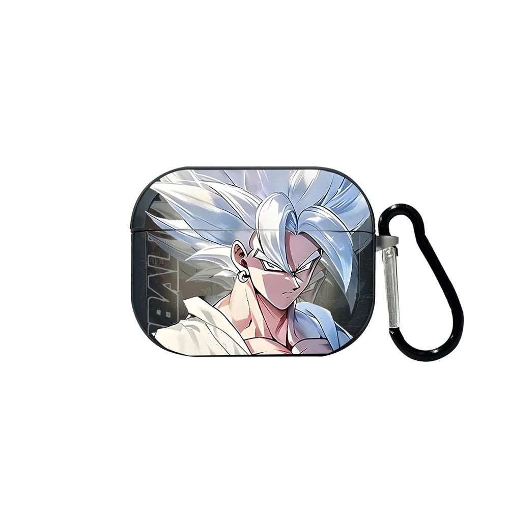 Anime Dragon Ball Goku Vegeta Earphone Case for Airpods 2nd 3rd Pro2 4th 2024 Wireless Bluetooth Headset Protective Cover
