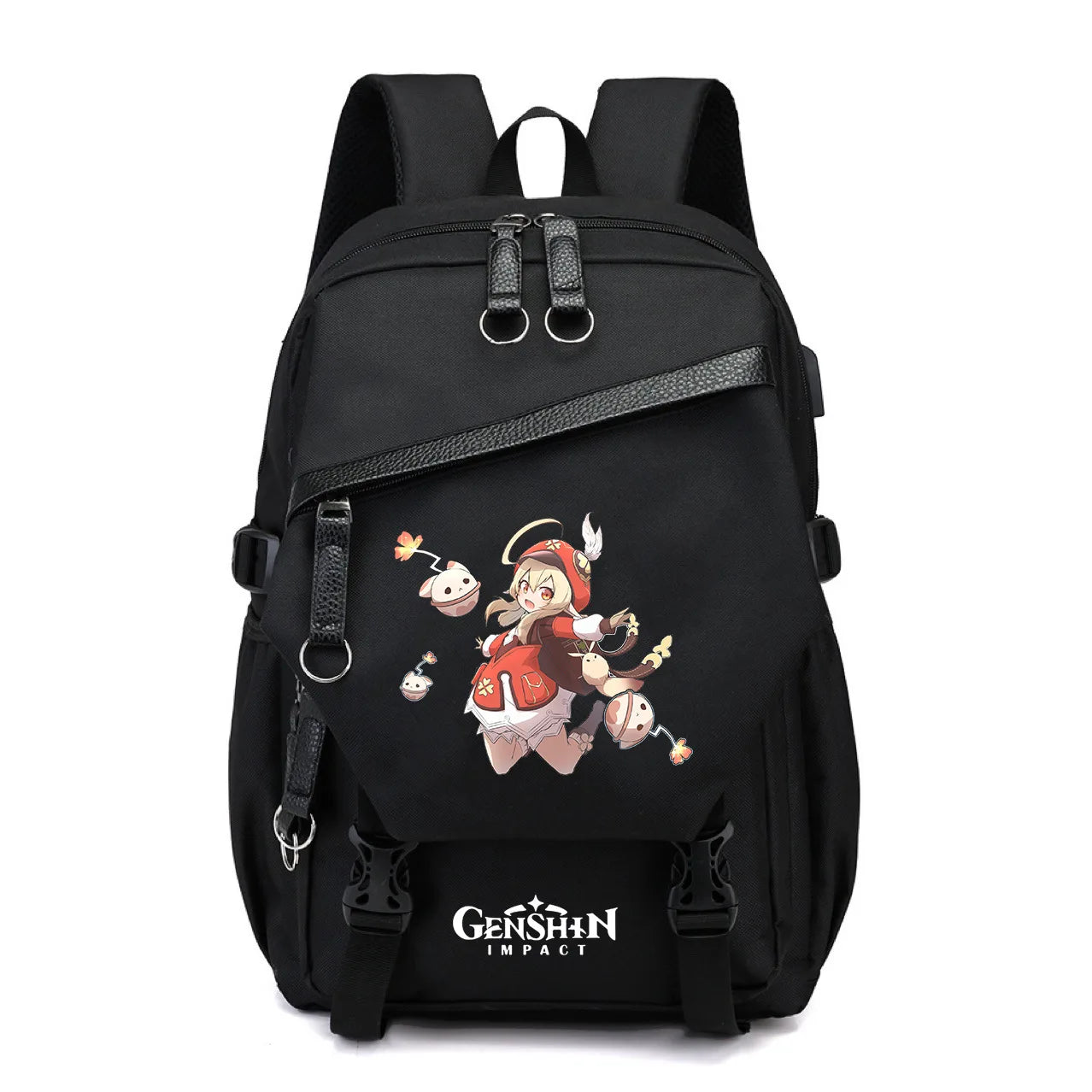 Genshin Impact Anime New Schoolbag Junior High School Primary School Students Men and Women Large-capacity Multi-layer Backpack