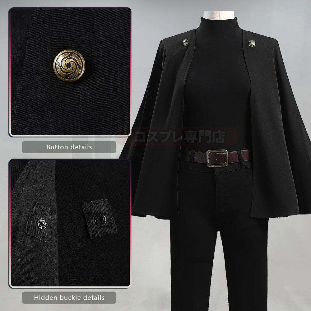 Anime Jujutsu Kaisen Maki Zenin Cosplay Costume – Cloak, Top & Pants Set 2