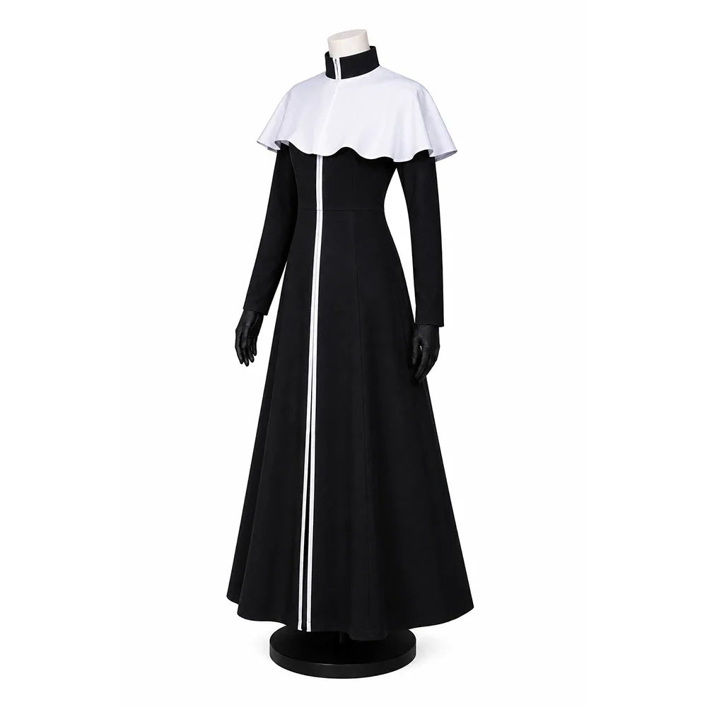 Bleach: Thousand-Year Blood War Aizen Sousuke Cosplay Costume – Black Robe & Blindfold Suit 4